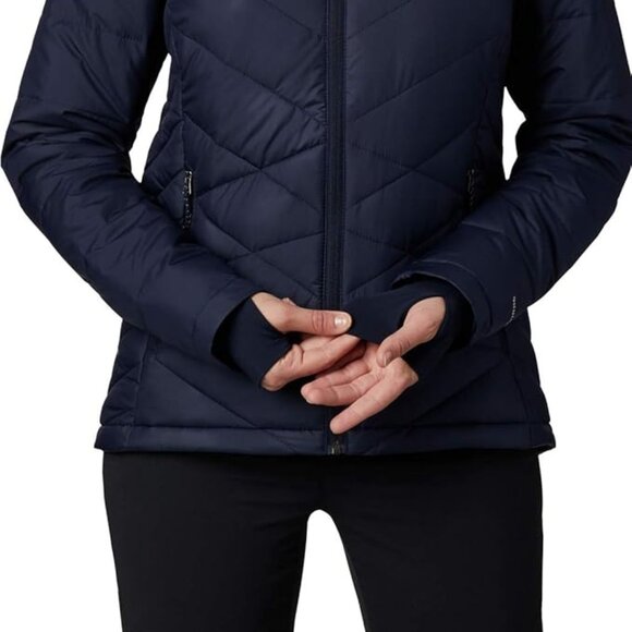 🆕Columbia Women's Heavenly Hooded Jacket- Medium- Dark Nocturnal- Brand NEW - Picture 6 of 10